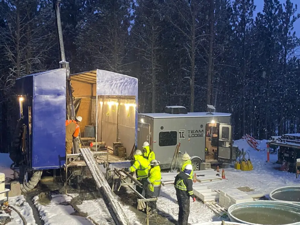 Remote-access pad used in SCION’s high-recovery winter program