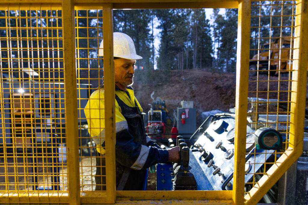 Image of guarding and safety gear worn by employees