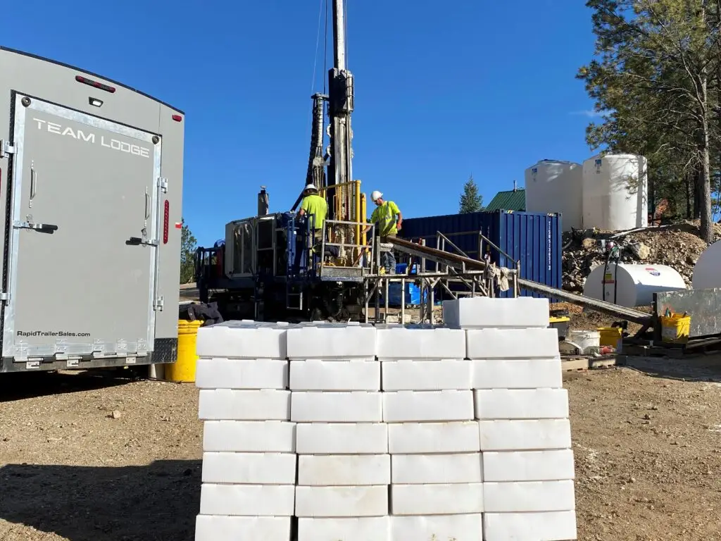HQ core tray recovered during SCION’s South Dakota drilling program