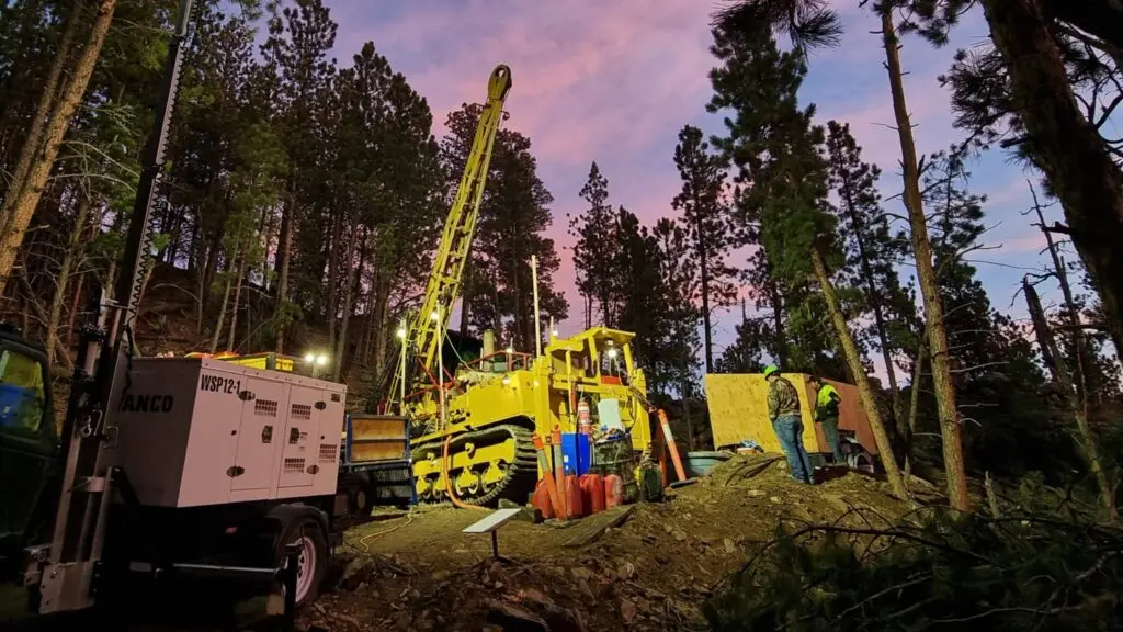 Night time drilling in South Dakota
